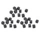 thumbnail image 5 of Dados hexaédricos, 30 piezas de dados hexaédricos, dados negros puros derechos, juego de mesa, dados, rendimiento de alta gama, 5 of 8