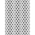 thumbnail image 1 of Ahgly Company Machine Washable Indoor Rectangle Transitional White Smoke Area Rugs, 5' x 8', 1 of 7