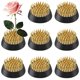 thumbnail image 2 of 8 Pcs Flower Frogs Round Brass Flower Holder Japanese Ikebana Vase, 2 of 5