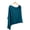 Teal, variant on Solid Knit Cotton Poncho