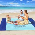 thumbnail image 2 of Estera picnic al aire libre playa 200x210 cm impermeable a prueba para 1-6 adultos, 2 of 9