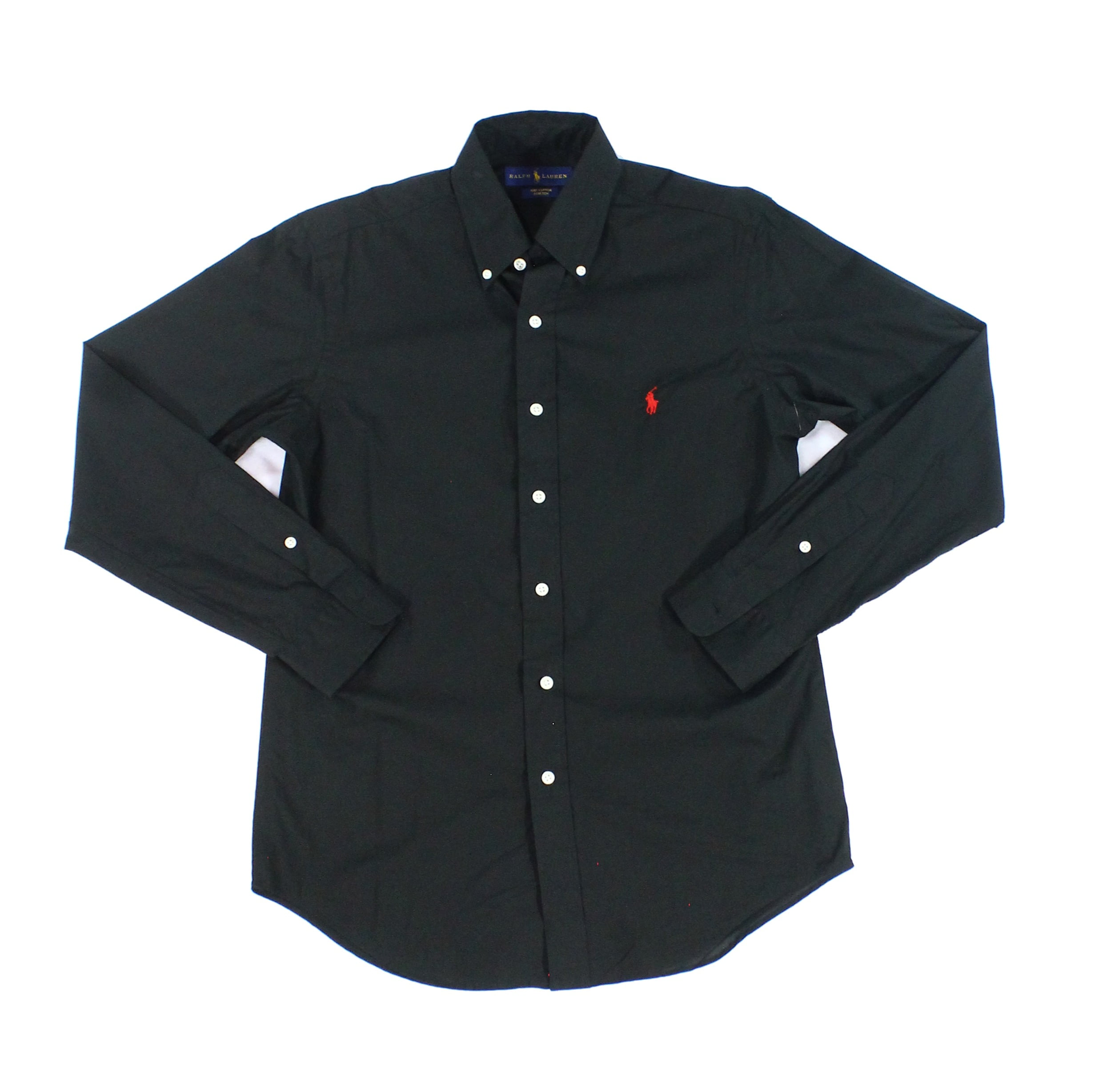 black polo ralph lauren button down