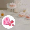 thumbnail image 3 of Molde de silicona para manualidades, flores de flores, Chocolate, aromaterapia, suministros para manualidades, moldes de jabón, decoración, Herramientas y accesorios para hornear 3 rosas rosa Bearachild HA061355-01B, 3 of 6