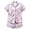 00-Purple844, variant on WOYY Halloween Girls Pajamas Satin Short Sleeve Button Front Shirt Shorts PJs, Sizes 2-16