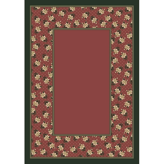 Milliken Design Center Area Rug RAMBLING ROSE ROSE QUARTZ Rambling Rose Rose Quartz 7' 7" x 7' 7" Round