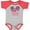 Heather and Red, variant on Inktastic Pink Future Racer Boys or Girls Baby Bodysuit