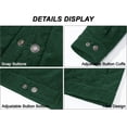 thumbnail image 6 of Men's New Corduroy Jacket, Lined Casual Loose Fit Trucker Coat with Multiple Colors Sizes S-XXL for Fall Winter, 6 of 11