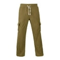 thumbnail image 2 of Dpytoraw Mens Corduroy Pants Casual Straight Leg Pleated Dress Pants, 2 of 5