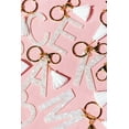 thumbnail image 2 of Tasseled Initial Key Chain, White, 2 of 6