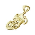 thumbnail image 4 of 14K Gold 20MM Zodiac Taurus Pendant, 4 of 5