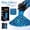 Blue-Holographic Glitter-1.76oz/50g- A4, variant on Chameleon Chunky Glitter, Mixed Fine Powder Color Shift 1.76oz/50g PET Flake Purple Green Orange Glitters Sequin Resin Pigment Chip Dust for Slime Painting Craft Hair Nail - Colorful Party