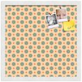 thumbnail image 2 of PinPix 17x17 Custom Cork Bulletin Board Orange - Blue Dots Poster Board Has a Fabric Style Canvas Finish, Framed in Orange - Blue Dots, by ArtToFrames (PinPix-411), 2 of 6