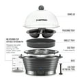 thumbnail image 4 of Chefman Electric Rapid Egg Cooker, Holds 6 Eggs, Poaching & Omelet Tray - Grey, New, 4 of 8