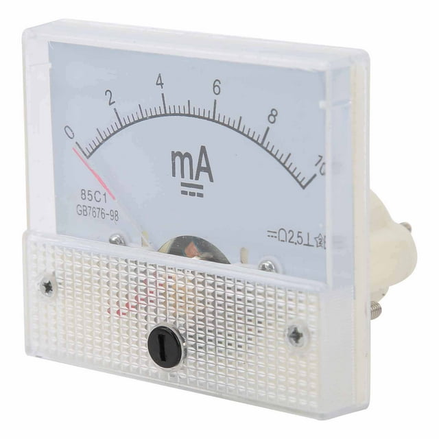 Dc Ammeter Current Measurement 85C1 DC 0-10MA Pointer Ammeter Head Ampere Meter Panel Current Measuring Instrument