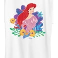 thumbnail image 3 of Disney Princess - Ariel And Flowers  - Women's Short Sleeve Graphic T-Shirt, 3 of 5