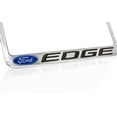 thumbnail image 3 of Ford Edge Chrome Plated Brass Metal License Plate Frame wide bottom engraved 2 hole, 3 of 3