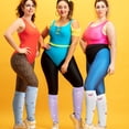 thumbnail image 6 of Hengguang 6 Pairs Plus Size Compression Socks for Women, Wide Calf Extra Large 15-20 mmHg Knee High Sock for Nurses Pregnant Travel, 6 of 8