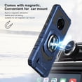 thumbnail image 4 of 6goodeals Series For Nokia C200 Case with Tempered Glass Screen Protector, Full-Body [Military-Grade], Magnetic Car Mount Ring Holder, Heavy-Duty Case - Blue, 4 of 6