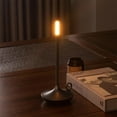 thumbnail image 1 of NAOJIE Lampe Sans Fil, Lampe à Piles, Lampe de Table, Lampe de Chevet Lampe de Camping Extérieure Lampe Tactile à Chargement Usb Trois Réglables - Bronze, 1 of 8