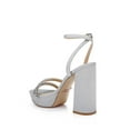 thumbnail image 3 of Jewel Badgley Mischka Rochel Platform Block Heel with Gemstone Embellished Straps, 3 of 7