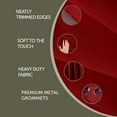 thumbnail image 2 of Premium Soft Touch Curtain Panel - 52" x 96" 1 Panel - Red, 2 of 4