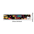 thumbnail image 5 of LUUFILx Welcome Back Banner Colorful School Bus Backdrop Classroom Decoration Party Supplies Events Photography Props Background Decor, 5 of 8