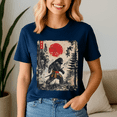 thumbnail image 5 of Samurai Bigfoot Japanese Vintage Graphic Ukiyo Art, Bigfoot Shirt,Bigfoot Lovers,Funny Tee, 5 of 5