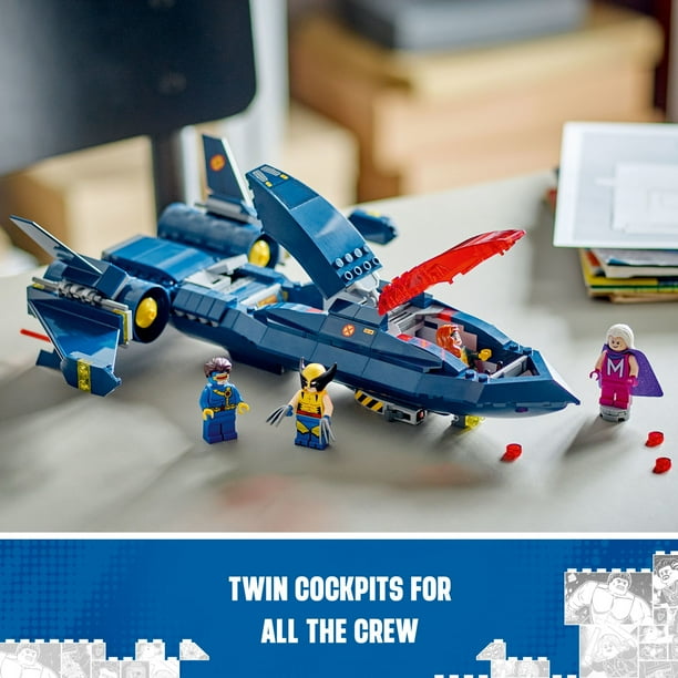 LEGO Marvel X-Men X-Jet Toy Plane for Classroom Activities