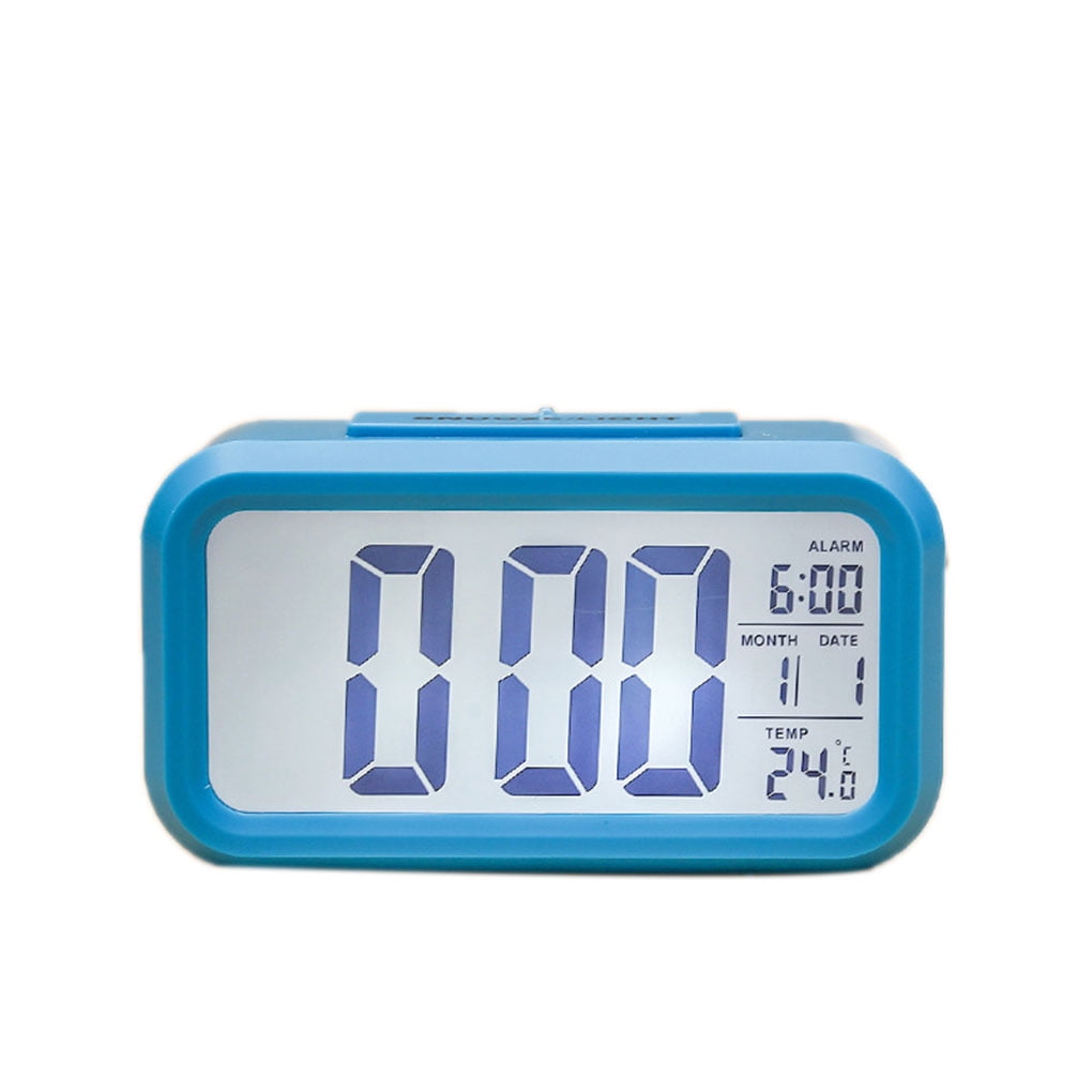 Smart Alarm Clock Multi Function Electronic Student Mute LCD Bedroom