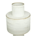thumbnail image 4 of CosmoLiving by Cosmopolitan 16", 15"H White Metal Vase, Set of 2, 4 of 7