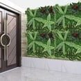 thumbnail image 3 of Hojas Artificiales, Valla De Privacidad, Seto Verde, Decoración De Pared Para Exteriores E Interiores Yuarrent HA042851-01, 3 of 6
