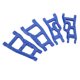 thumbnail image 4 of Kit de brazo de suspensión delantero y trasero RC de alta resistencia, piezas de actualización para Rustler Stampede Slash 2wd 1/10 RC Car, color azul oscuro, 4 of 14