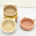 thumbnail image 4 of Graflsoa Portable Silicone Suction Bowl for Babies with Spoon, Rose Red & Multiple Color Options, Lightweight Child-Friendly Tableware, 4 of 6