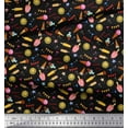 thumbnail image 3 of Soimoi Rayon Fabric Sun,Ice Cream & Cocktail Summer Designs Print Fabric by The Yard 56 Inch Wide, 3 of 3