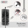 thumbnail image 3 of Nylon Cleaning Brushes 13-Piece Set - Dishwasher Safe Milk Tubes B, 3 of 5