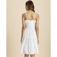 thumbnail image 4 of Moomaya, Knee Length Cotton Dress, Tiered, Casual Cute Summer Dress, 4 of 8