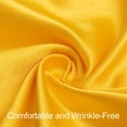 thumbnail image 3 of 2 Pack Silk Satin Fitted Crib Sheet with Deep Pocket, Easy Care and Breathable Fitted Sheet for Toddler Bed, Boys, Girls, Yellow, 28"×52"+8", 3 of 5