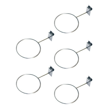 

Wunno 5pcs Basketball Mounted Rack Display Holder Wall Mount Helmet Rack (Silver)