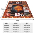 thumbnail image 4 of Christian Cross US American Flag Blanket Religious Decor Throw Blanket Jesus Faith Inspirational Blanket Gifts for Women Men Bedding Warm Soft Fleece Flannel Blanket for Adults Kids 40"x50", 4 of 5
