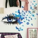 thumbnail image 4 of Naiovety 2 uds pegatina de pared pestañas mariposas póster moderno personalidad DIY papel pintado pegatinas fondo para TV pasillo Decoración del hogar ZSZ1192-B ZSZ1192-B Naiovety HA078941-02, 4 of 6