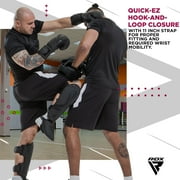 RDX Focus Boxing Punch Mitts, Punching target, Punching pad Maya Hide Leather Training Pads, Red