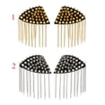 thumbnail image 4 of Charreteras Sunnimix Remache Punk Broche Borla Hombro Oro Estilo 1, 4 of 8