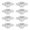 thumbnail image 2 of 50pcs Electric Fence Insulators Pulse Electric Fence Terminal Rod Insulators with 3.2cm Hole for Farm Gray, 2 of 5