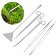 thumbnail image 2 of 3pcs 5pcs Kit Aquatic Plants Tweezers Scissors Aquarium Box Maintenance Tool Sand Spatula, 2 of 7