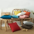 CHENHAINAN Waterproof Outdoor Garden Cushion Cover 30x50/45/50cm Solid