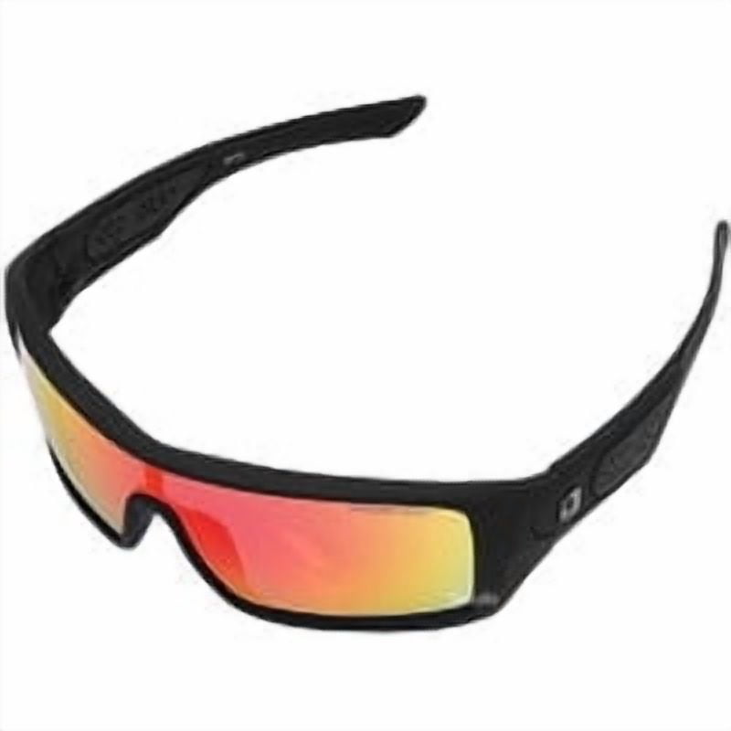 Bobster Paragon Sunglasses Matte Black Frame w/Red Mirror Lens