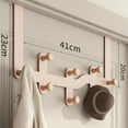 thumbnail image 2 of Wooden Hooks Over The Door Hooks Home Bathroom Organizer Rack Clothes Coat Towel Hanger Hook Behind The Door Kitchen Accessories, 2 of 9