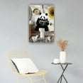 thumbnail image 3 of Funny Panda Poster Toilet Wall Art Bathroom Decorative Bedroom Contemporary Canvas Painting Hanging Home Kitchen Giclee Artwork Picture Prints, 3 of 6