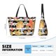 thumbnail image 4 of Fotbe Sea Shell Bolsa de Viaje para Playa - Resistente al Agua, Bolsa Tote de Gran Capacidad y Ligera con 7 Bolsillos para Mujeres y Hombres, 4 of 7