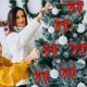 thumbnail image 5 of onlyliua Ofertas Navideñas Cinturón de Satén de Poliéster Hecho a Mano con Lazo Navideño, Accesorios para Bricolaje, Decoraciones Hechas a Mano, Cinta, 5 of 6